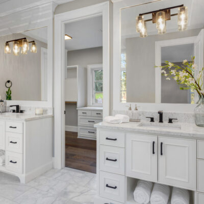 Kalyx remodeling company working on a luxury bath to renovate it at DMV Area